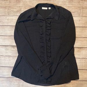 New York & Company Long Sleeve Button Down Shirt